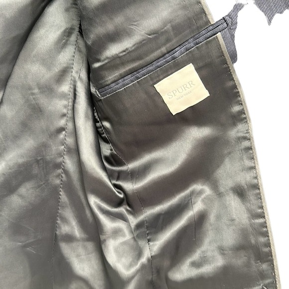 SPURR New York Valdez Blazer 100% Wool 40 Short - Picture 7 of 12